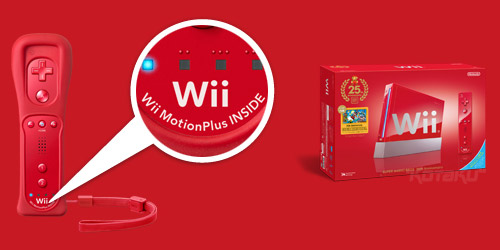 wii rouge 25ans mario