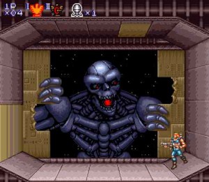 Super Probotector : Alien Rebels sur Super Nintendo