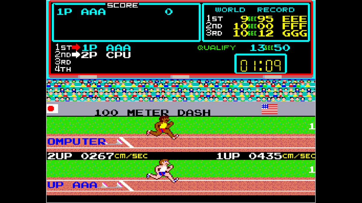 Track and field sur Nintendo NES Track and field sur Nintendo NES