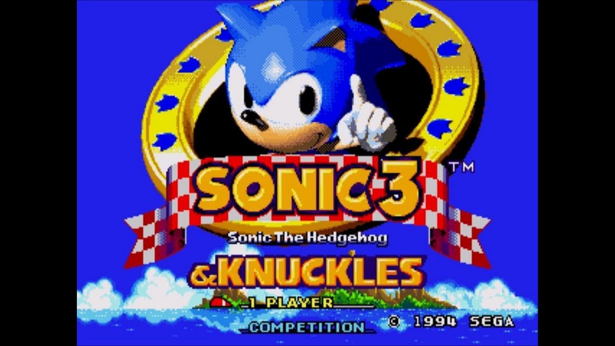 Sonic 3 Knuckles sur Megadrive Sonic 3 & Knuckles sur Megadrive