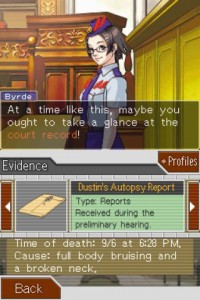 Phoenix Wright Ace Attorney Justice for All sur Nintendo DS