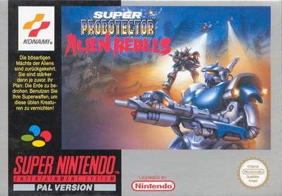 Super Probotector : Alien Rebels sur Super Nintendo