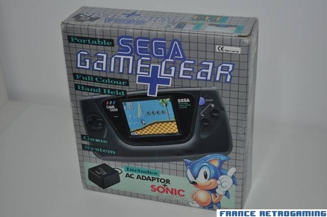 gamegear-sonic1 SEGA Game Gear Pack AC Adaptator + SONIC