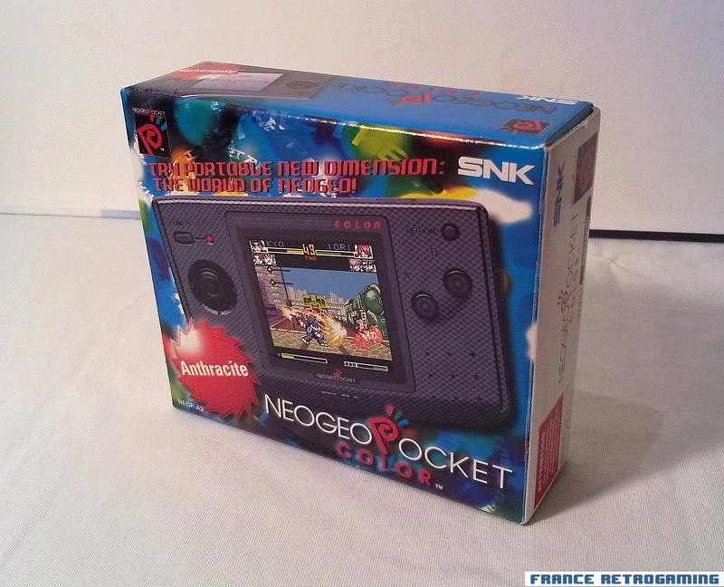 neo-geo-pocket-color-anthracite Neo Geo Pocket Color version européenne coloris Anthracite