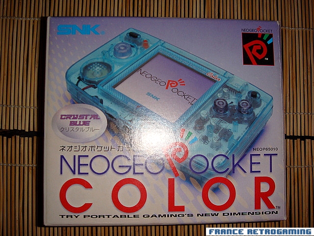 Neo Geo Pocket Color version Crystal Blue japonaise