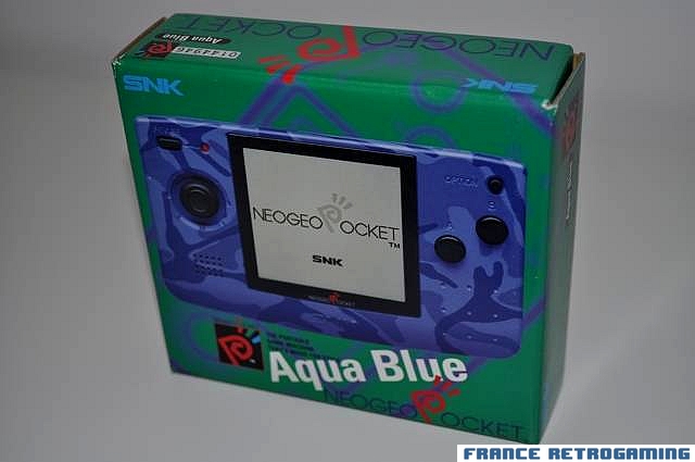 neogeo-pocket-blue-1 Neo Geo Pocket monochrome version Aqua blue japonaise