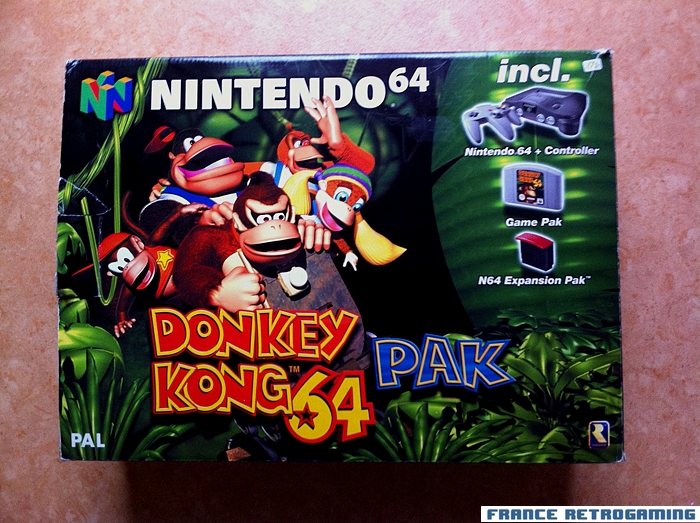 nintendo-64-pack-donkey-kong1 Nintendo 64 Donkey Kong 64 PAK version européenne