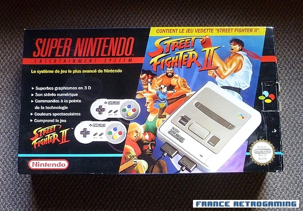 Super Nintendo Street Fighter 2 PAL FR