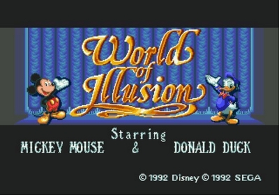 TEST de World of Illusion starring Mickey Mouse and Donald Duck sur Megadrive TEST de World of Illusion starring Mickey Mouse and Donald Duck sur Megadrive