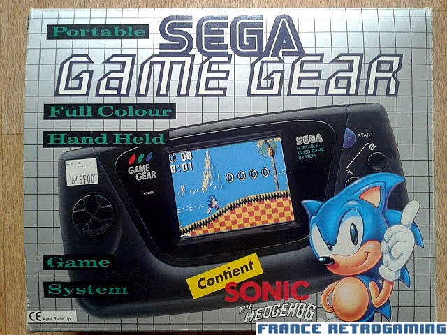 Console Game Gear pack Sonic FR