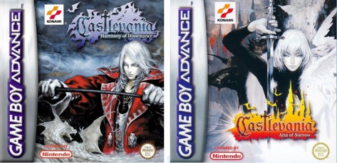 TEST de Castlevania Harmony of Dissonance et Castlevania Aria of Sorrow sur Game Boy Advance