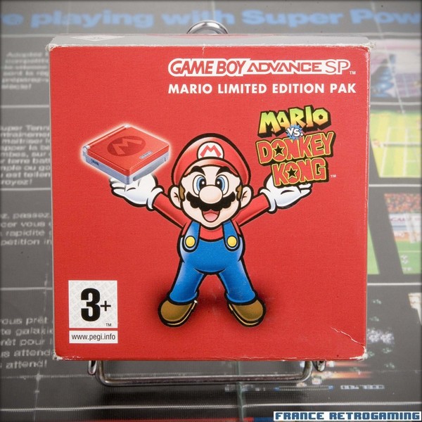 GBA SP Mario limited edition Pak
