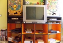 Meuble Custom, 12 consoles et la TV avec style! meuble télé gamers