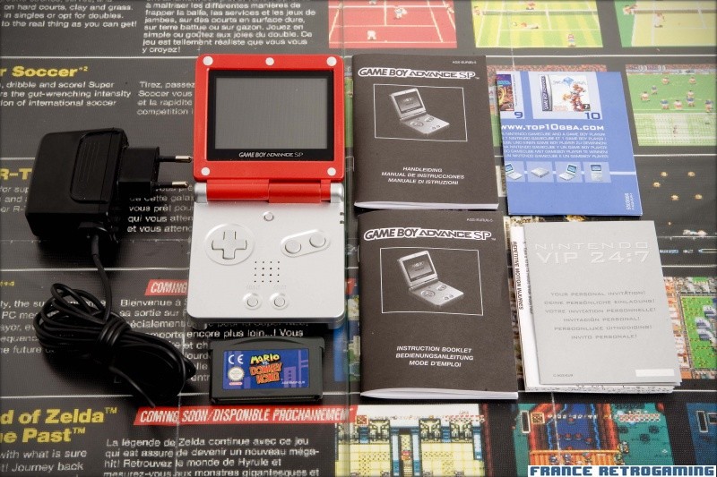 Console GBA SP Mario Limited Edition Pak