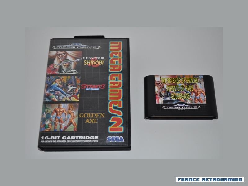 Console Megadrive 2 pack Megagames 2 FR