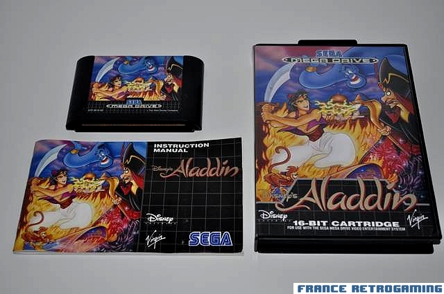 SEGA Megadrive pack Aladdin FR