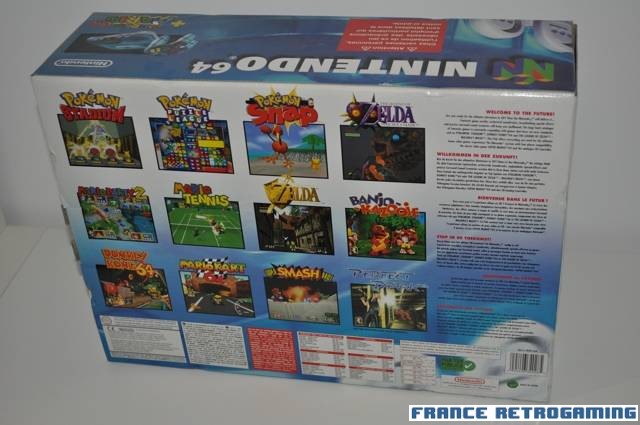 Nintendo 64 Clearblue + Super Mario 64 FR