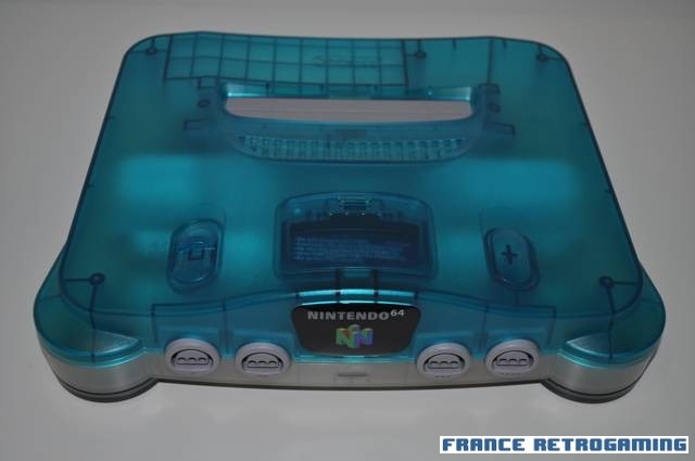 Nintendo 64 Clearblue + Super Mario 64 FR