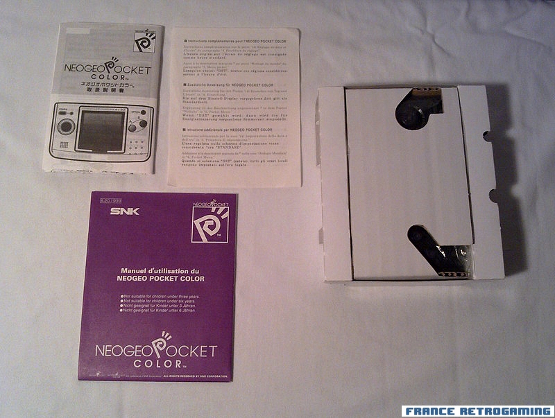 Neo Geo Pocket Color version européenne coloris Anthracite
