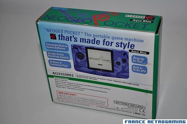 Neo Geo Pocket monochrome version Aqua blue japonaise