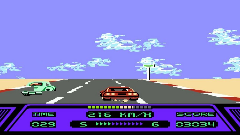 TEST de Rad Racer sur Nintendo Nes