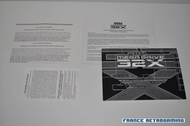 SEGA 32-X version FR compatible Megadrive 1 et 2