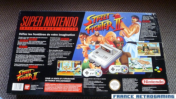 Super Nintendo Street Fighter 2 PAL FR