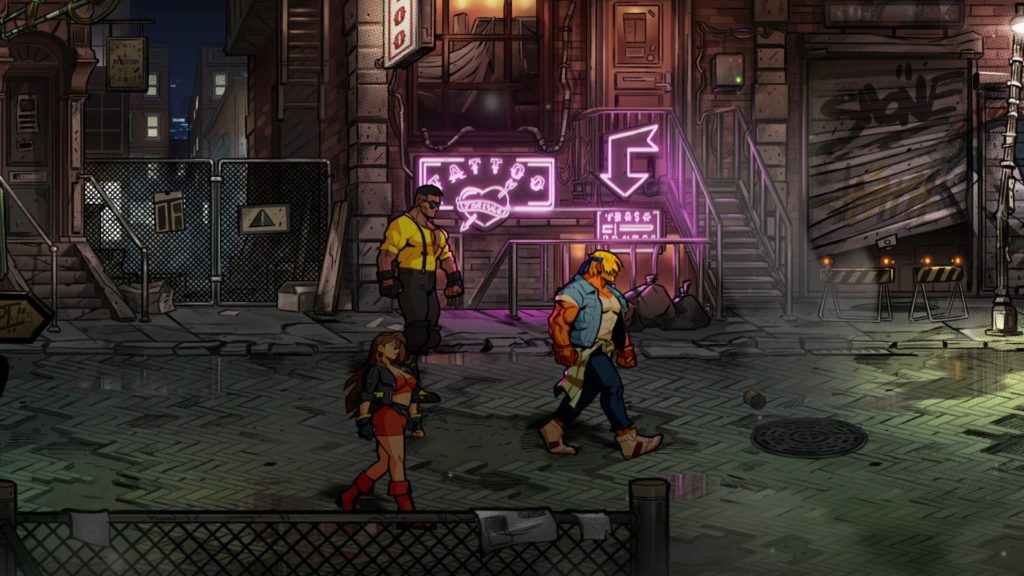 Les trois personnages principaux de Streets of Rage 4 : Adam, Axel, Blaze