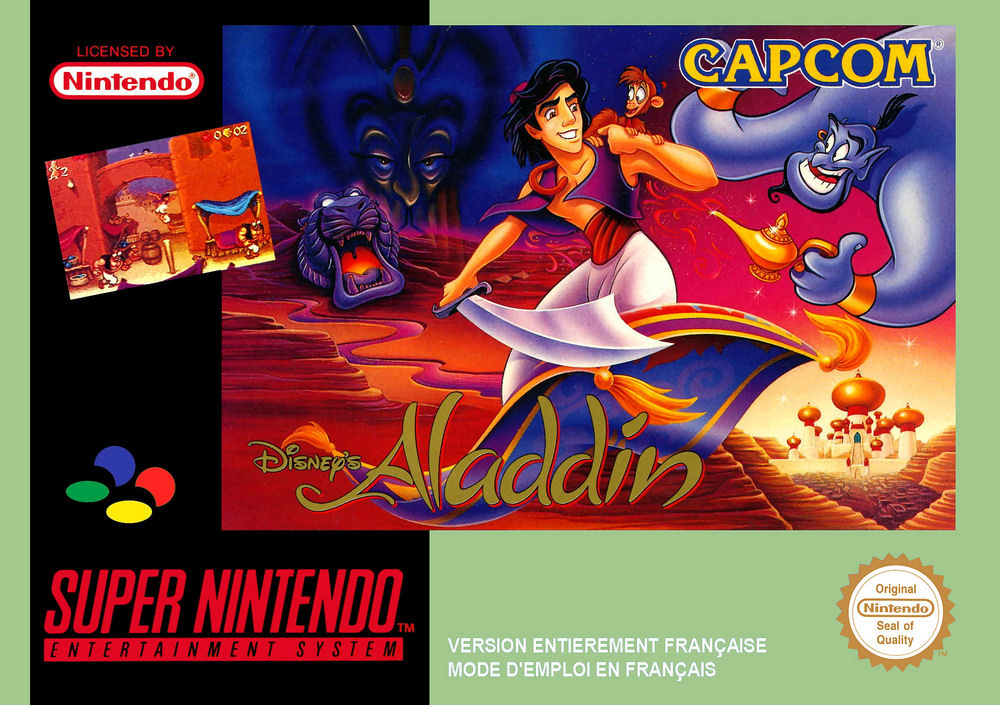 aladdin super nintendo snes pal