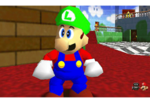 Luigi présent dans le code de Super Mario 64