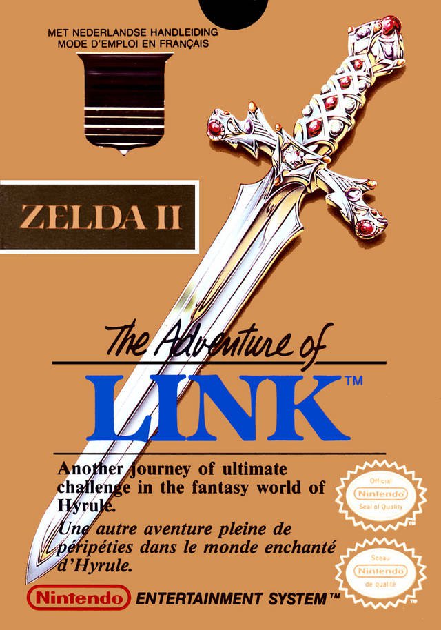 boite europe Zelda II The Adventure of LINK nes pal b fah