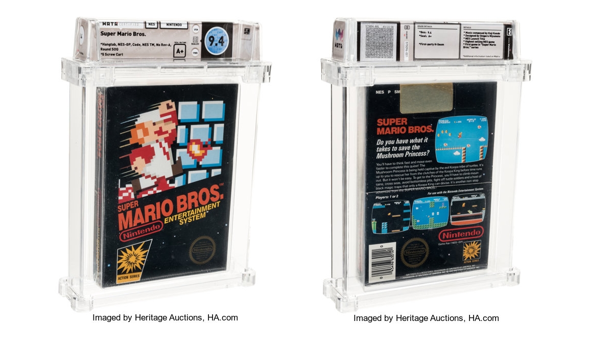 smb100000-une super mario bros 114000 dollars heritage auction
