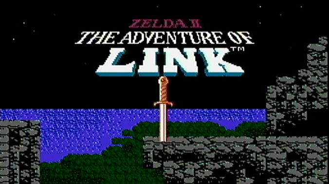 Zelda II The Adventure of LINK écran accueil