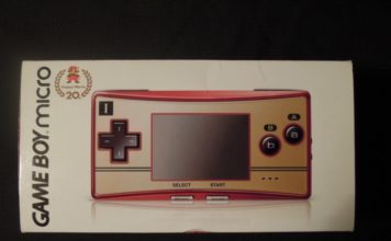 Game Boy Micro Famicom Edition Mario 20th Anniversary